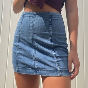 Free People Denim Skirt